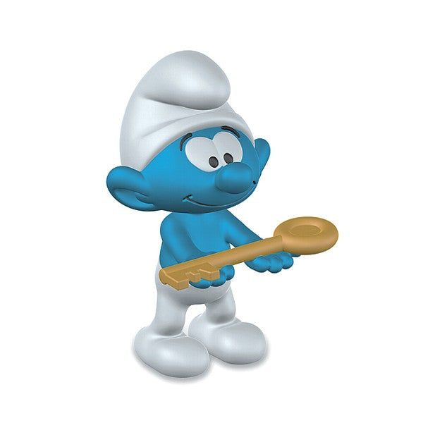 Schlumpf mit Schlüssel