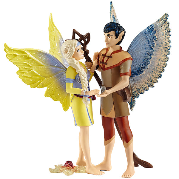 Sonnen-Elfen-Prinzessin Sera und Elf Jaro aus dem Bayala Film