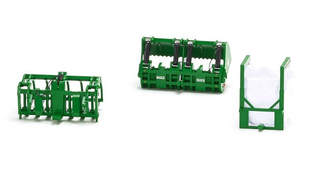 Frontladewerkzeuge Set B - John Deere grün