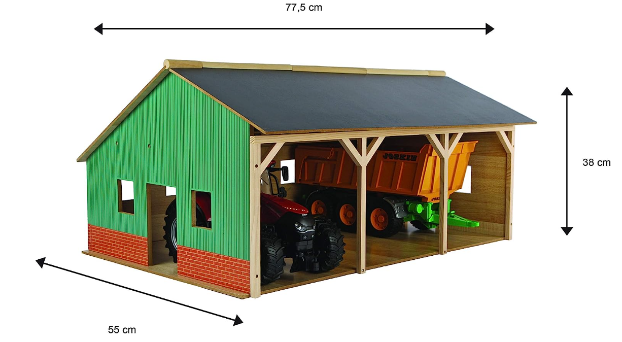 Gerätehalle für 2 Traktoren
