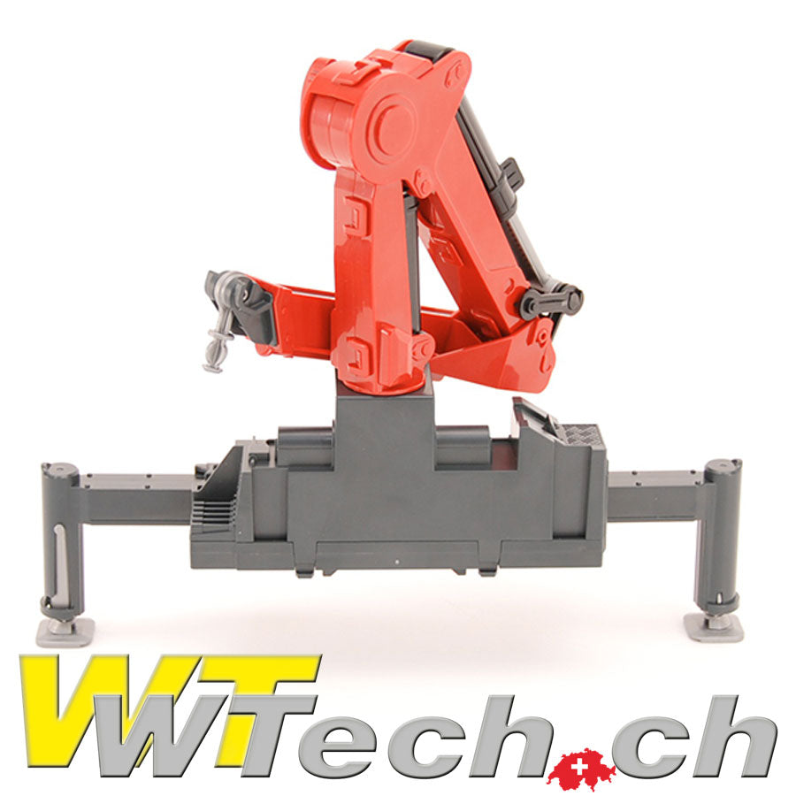 LKW Ladekran mit Sockel und Stützen