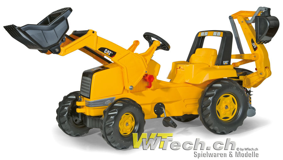 rollyJunior CAT Backhoe-Loader mit Frontlader & Heckbagger