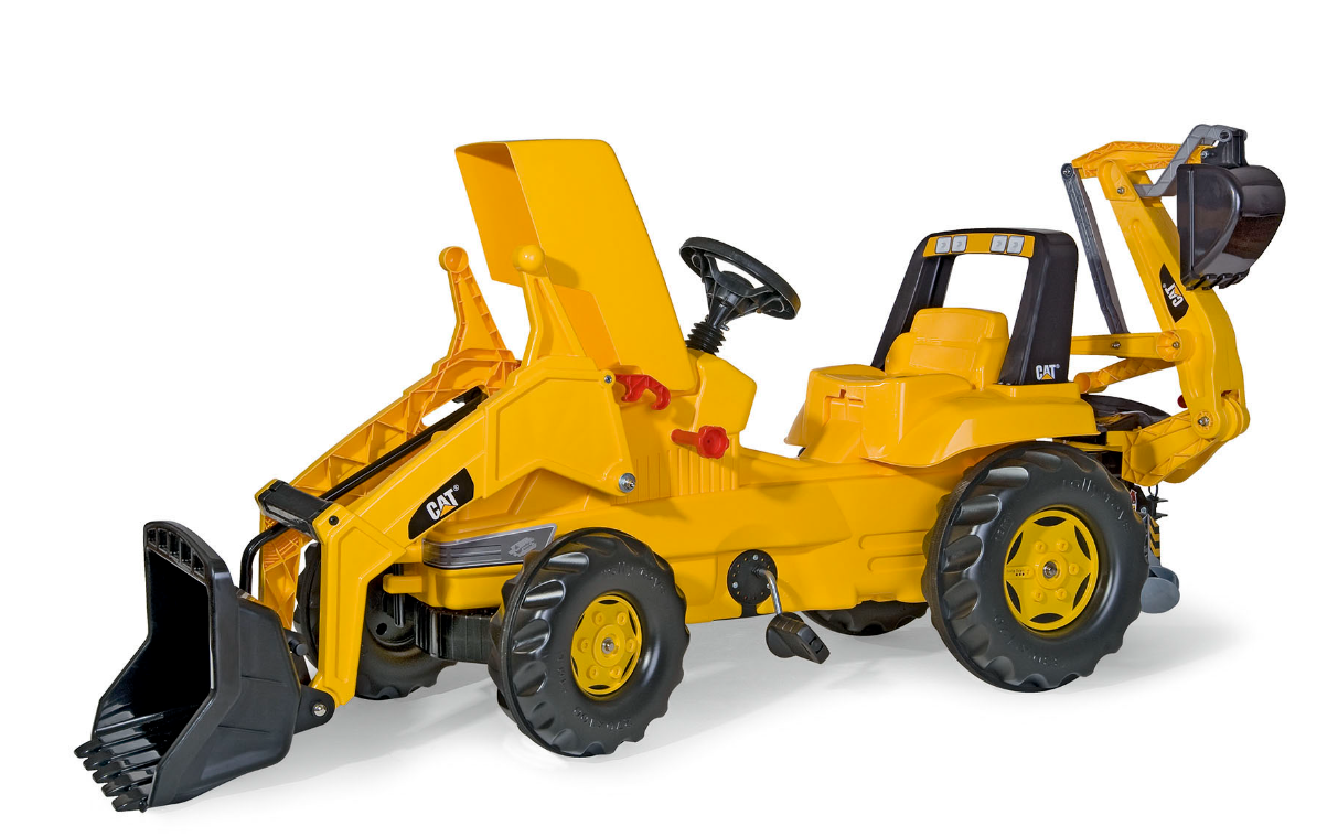 rollyJunior CAT Backhoe-Loader mit Frontlader & Heckbagger