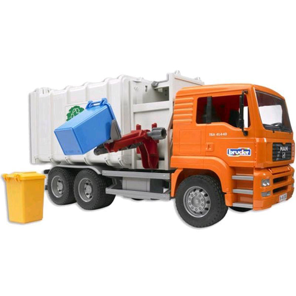 MAN TGA Seitenlader Müll-LKW orange