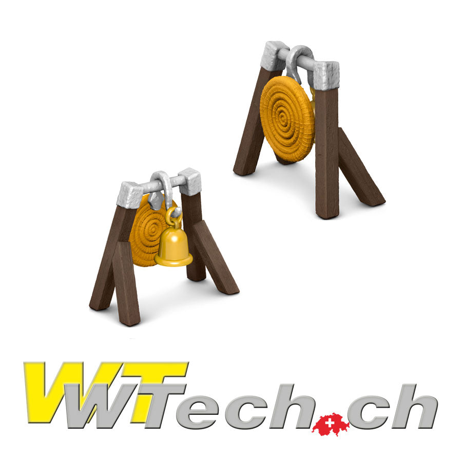 Schiesscheibe Beim Treffer erklingt die Glocke