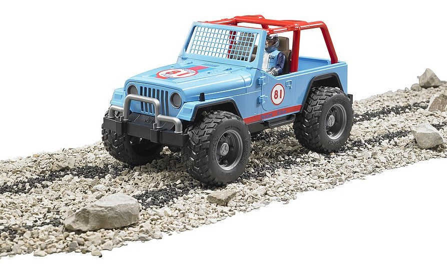 Jeep Cross Country Racer blau mit Rennfahrer