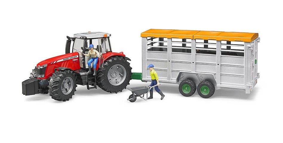 Viehtransportanhänger mit Kuh