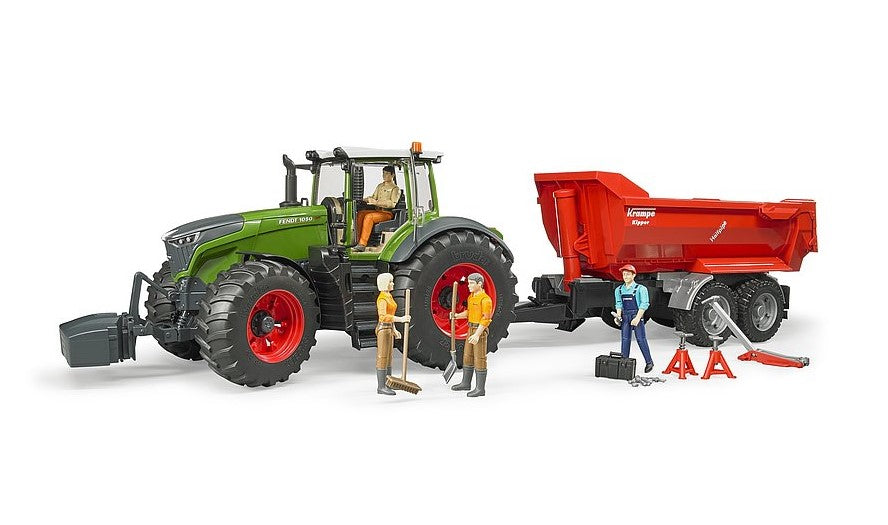 Fendt 1050 Vario mit Mechaniker und Werkstattausstattung