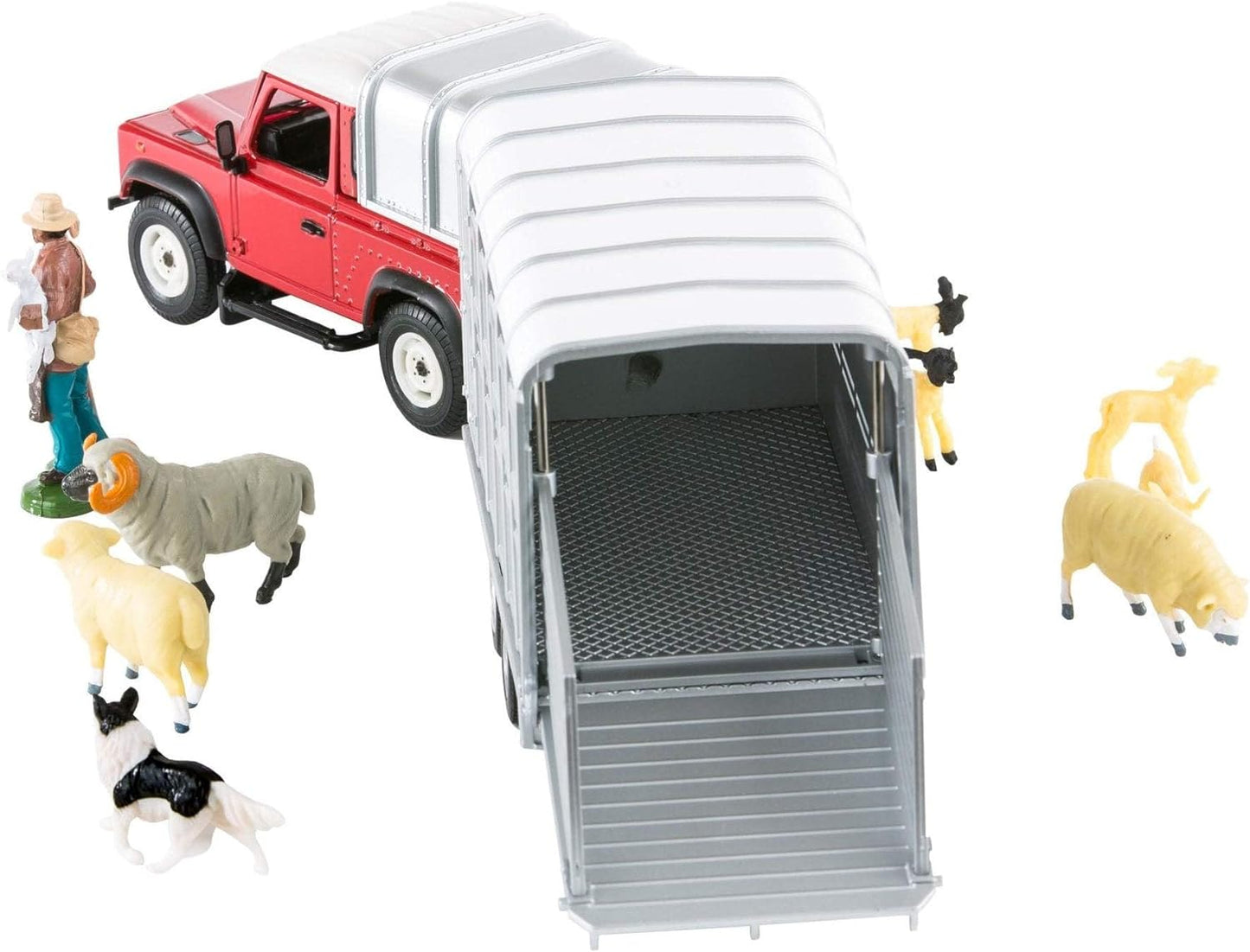 Schäfer Set mit Landrover Defender