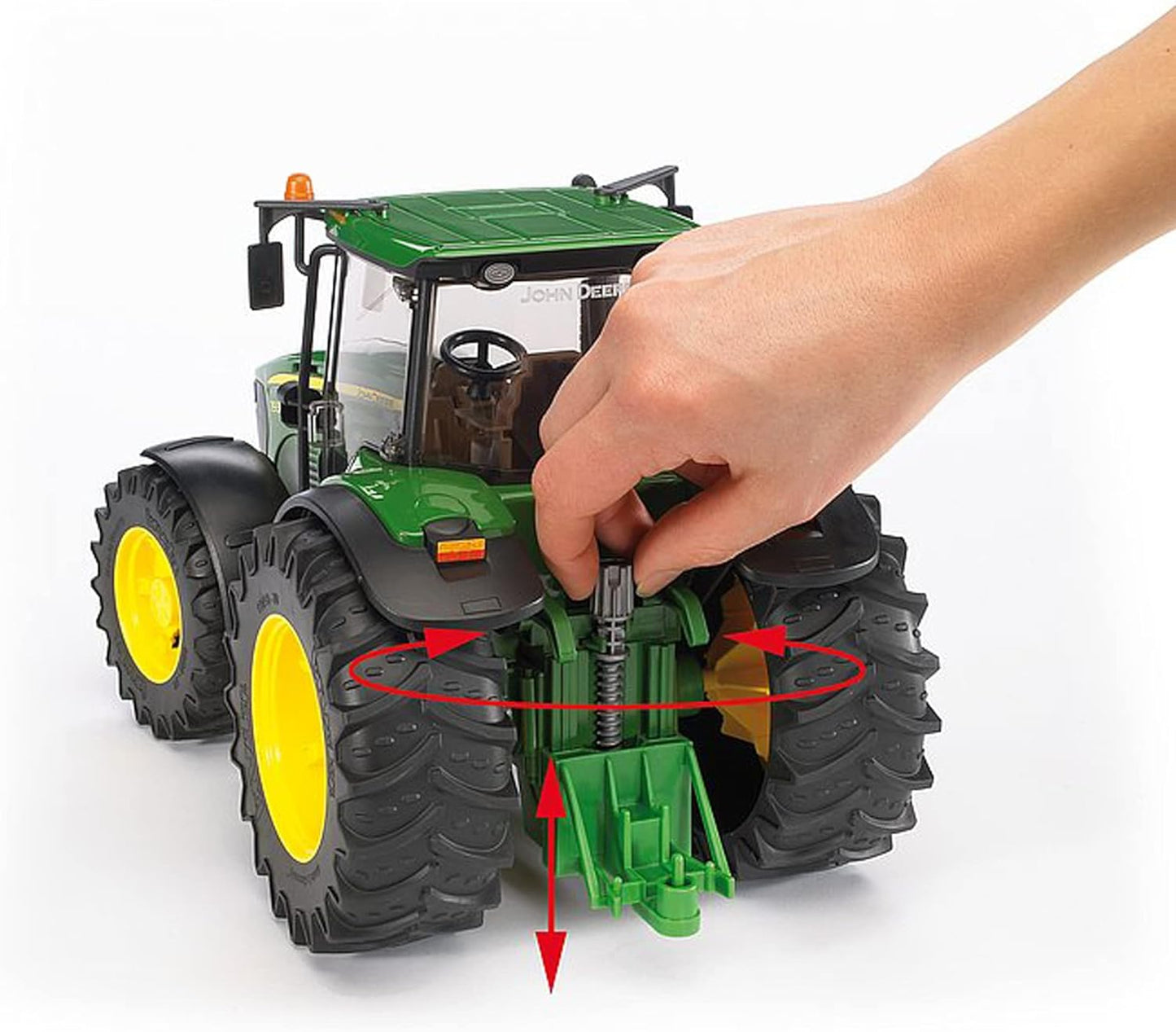 John Deere Traktor mit Frontlader Profi-Serie 44.5x17.5x20cm