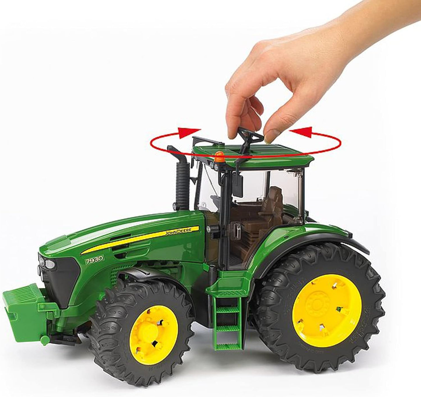 John Deere Traktor mit Frontlader Profi-Serie 44.5x17.5x20cm