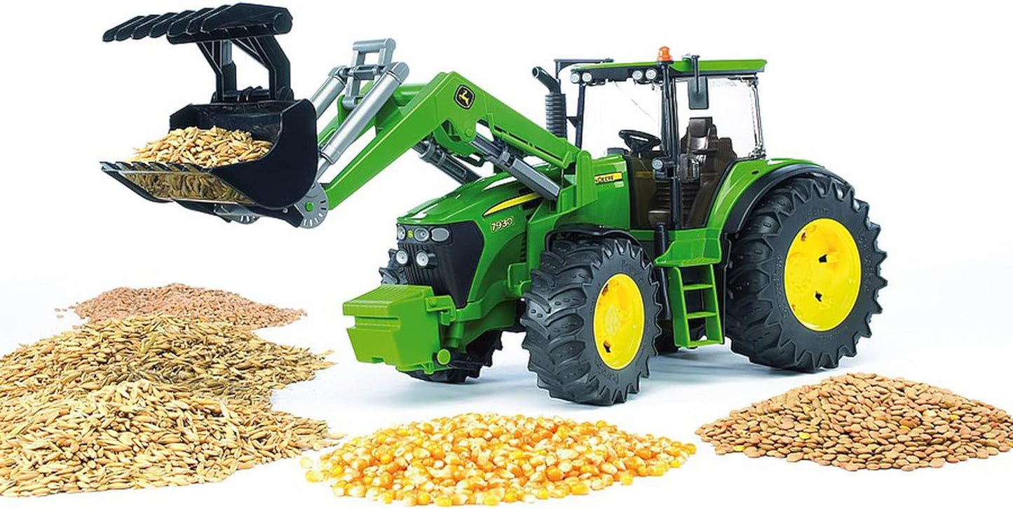 John Deere Traktor mit Frontlader Profi-Serie 44.5x17.5x20cm
