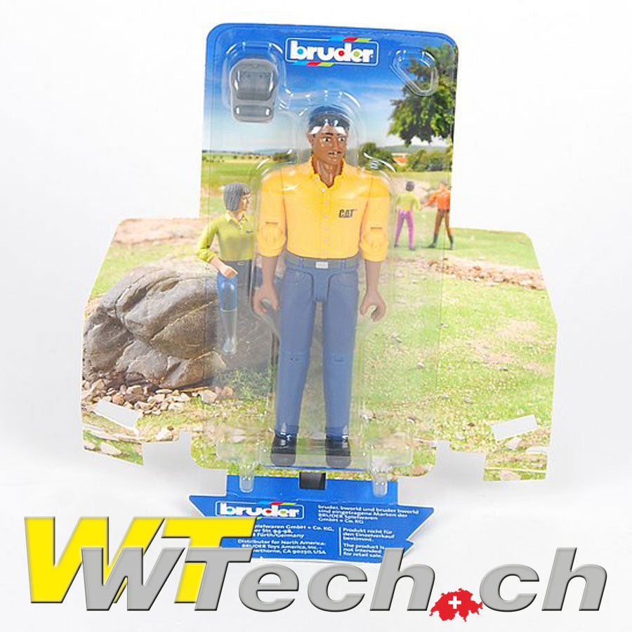Bauarbeiter mit CAT Aufdruck