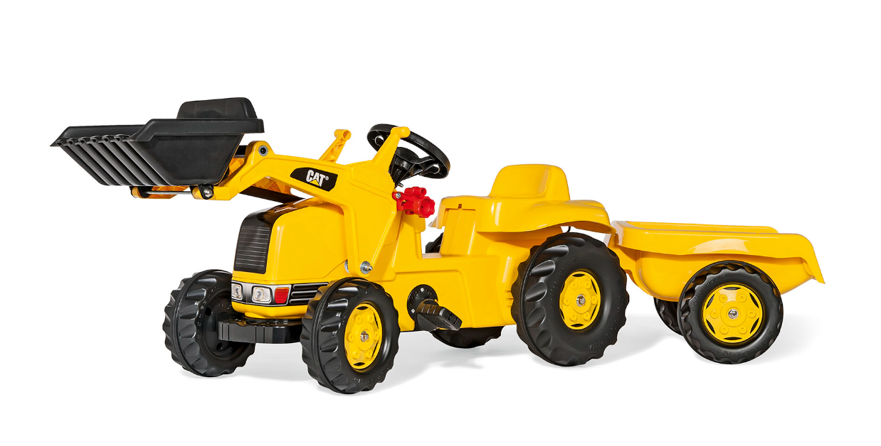 rollyKid CAT mit Lader+Anhänger Alter 2½+