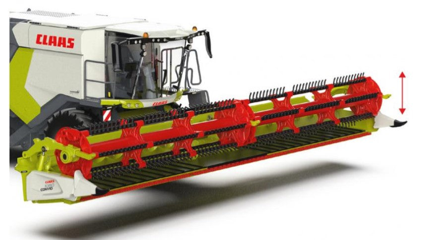 Claas Trion 720 Montana Convio 1080 u. Transportwagen