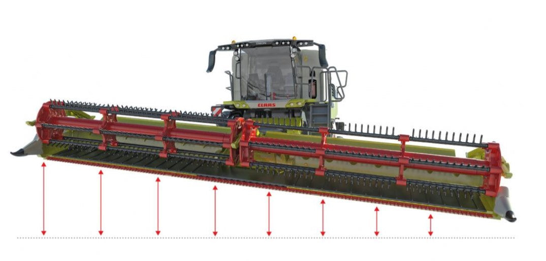 Claas Trion 720 Montana Convio 1080 u. Transportwagen