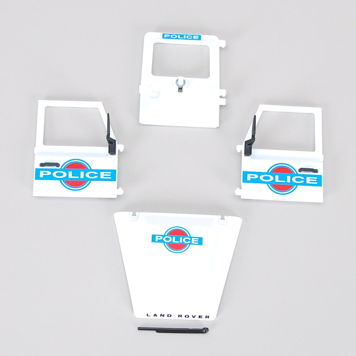 Motorhaube u. Türen Land Rover Polizei