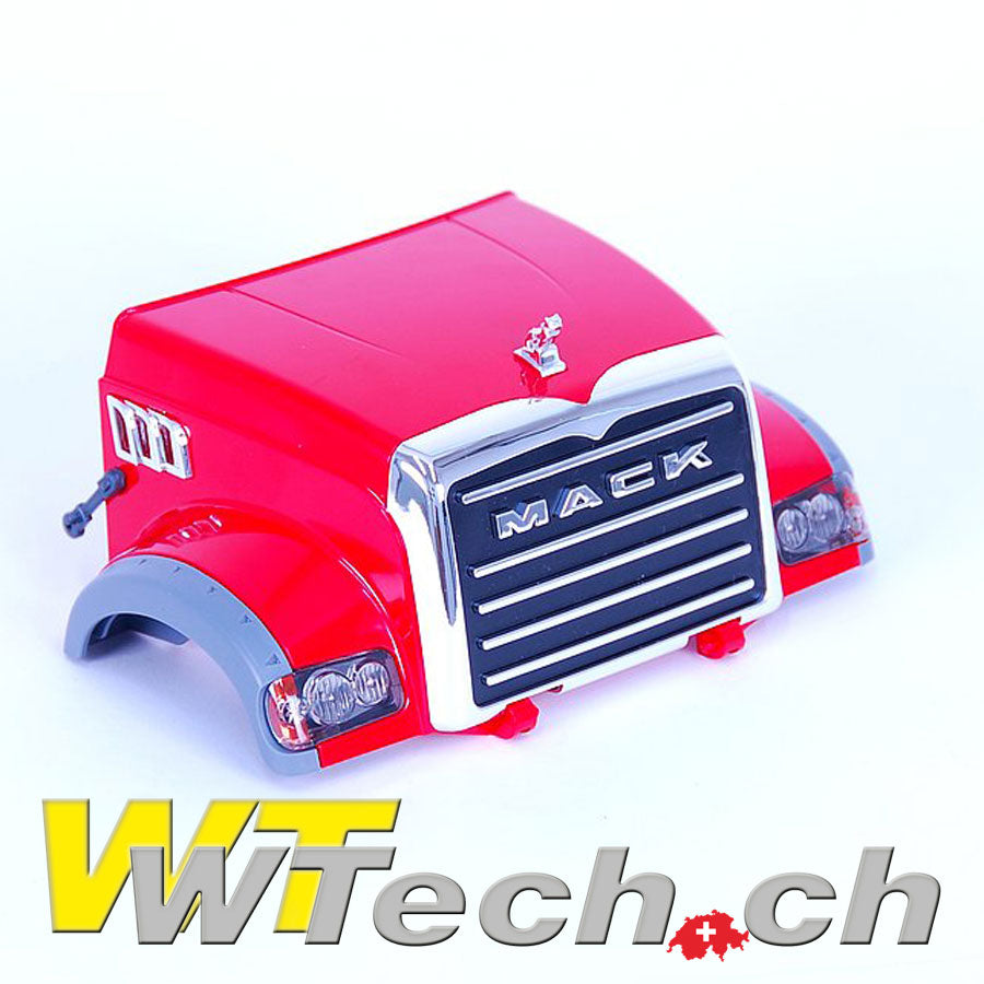Motorhaube Mack LKW rot