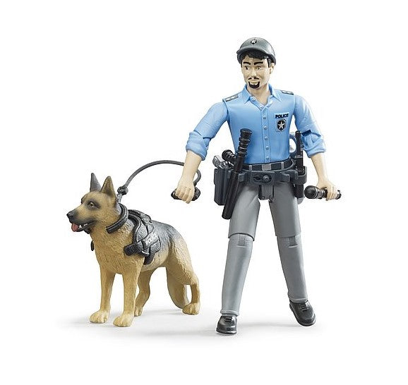 Polizist mit Hund