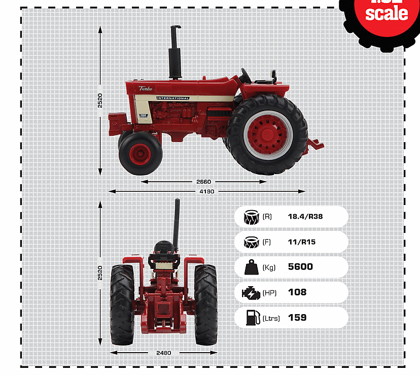 IH IHC FARMALL 1066 Turbo