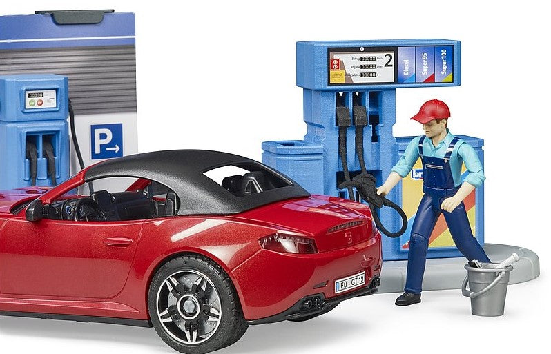 Tankstelle mit Waschplatz