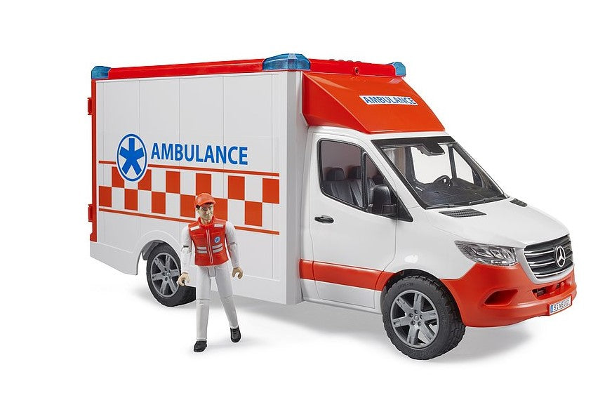 MB Sprinter Ambulanz mit Fahrer und Light- und Sound-Modul