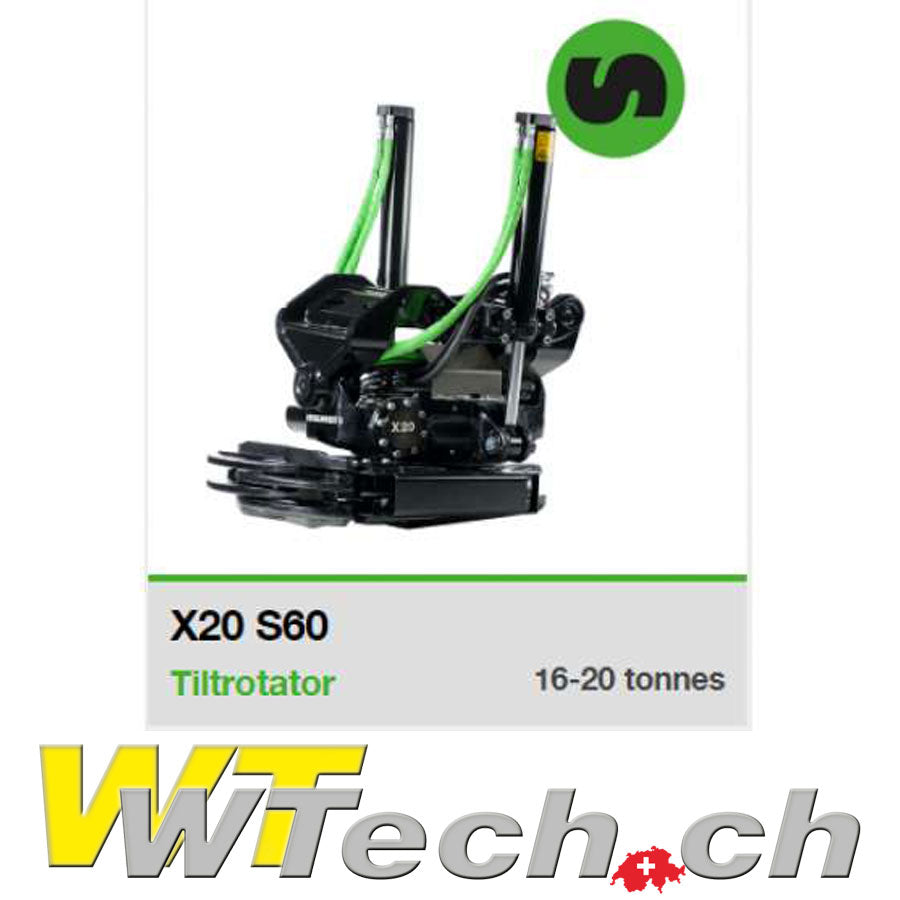 Steelwrist X20 S60 Tiltrotator