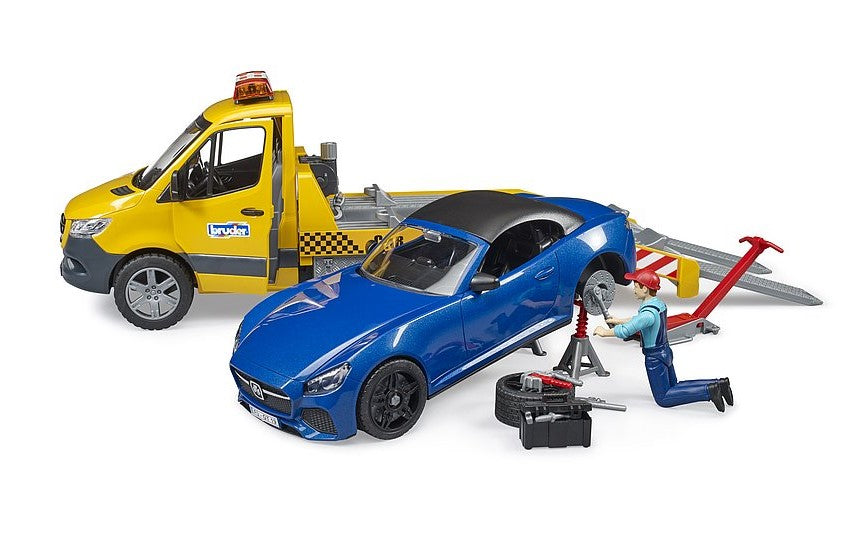 MB Sprinter Autotransporter mit Roadster und Licht- und