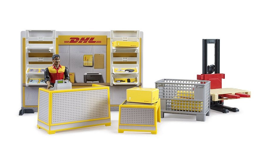 DHL Shop mit Handhubstapler