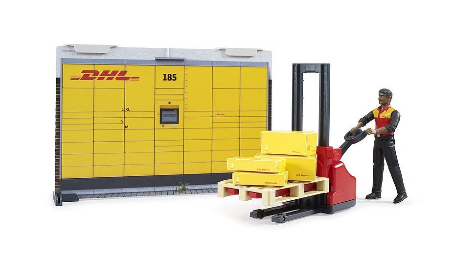 DHL Shop mit Handhubstapler