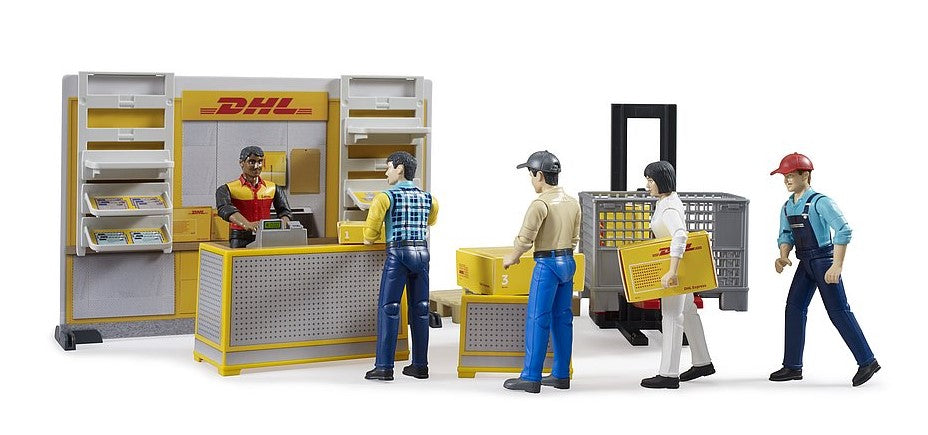 DHL Shop mit Handhubstapler