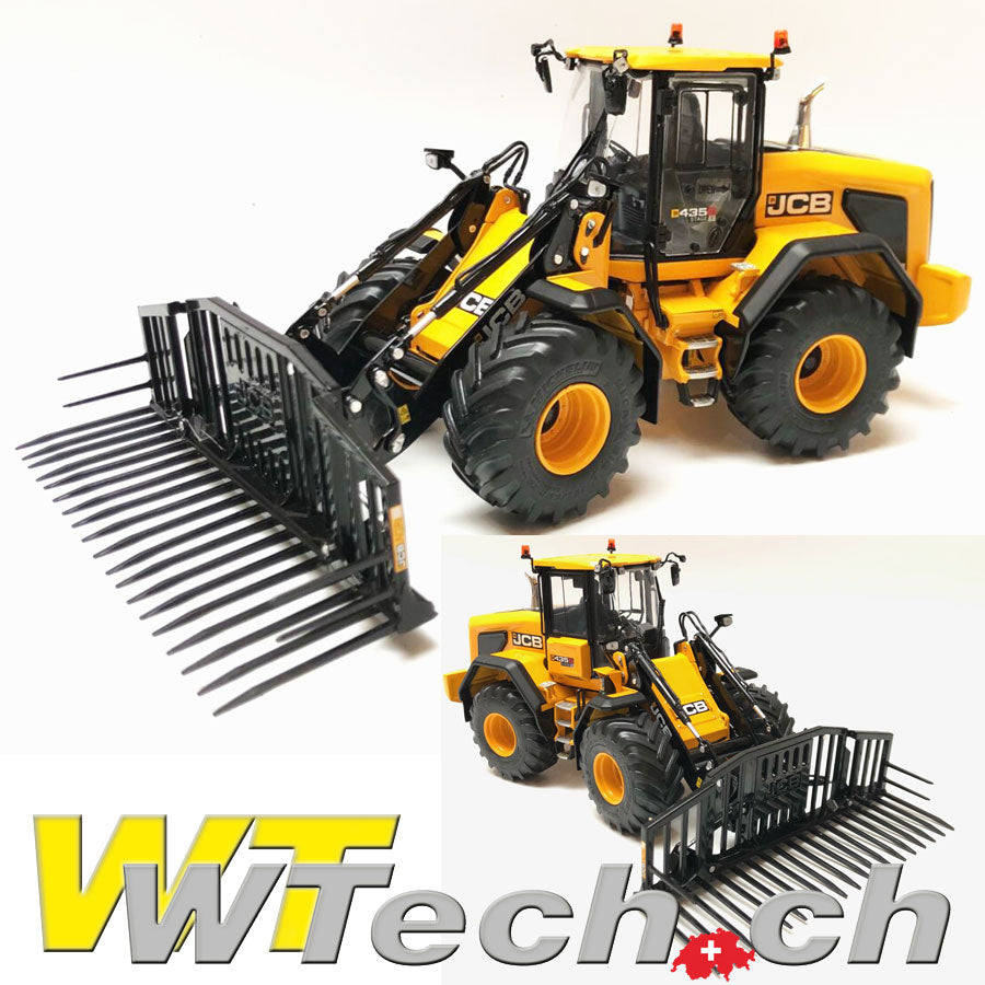 JCB 435S Stage V Radlader mit Silo Schaufel