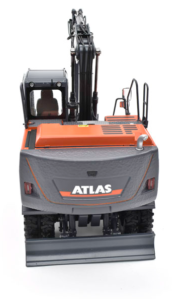 Atlas 160W wheeled Excavator with Nokian tires