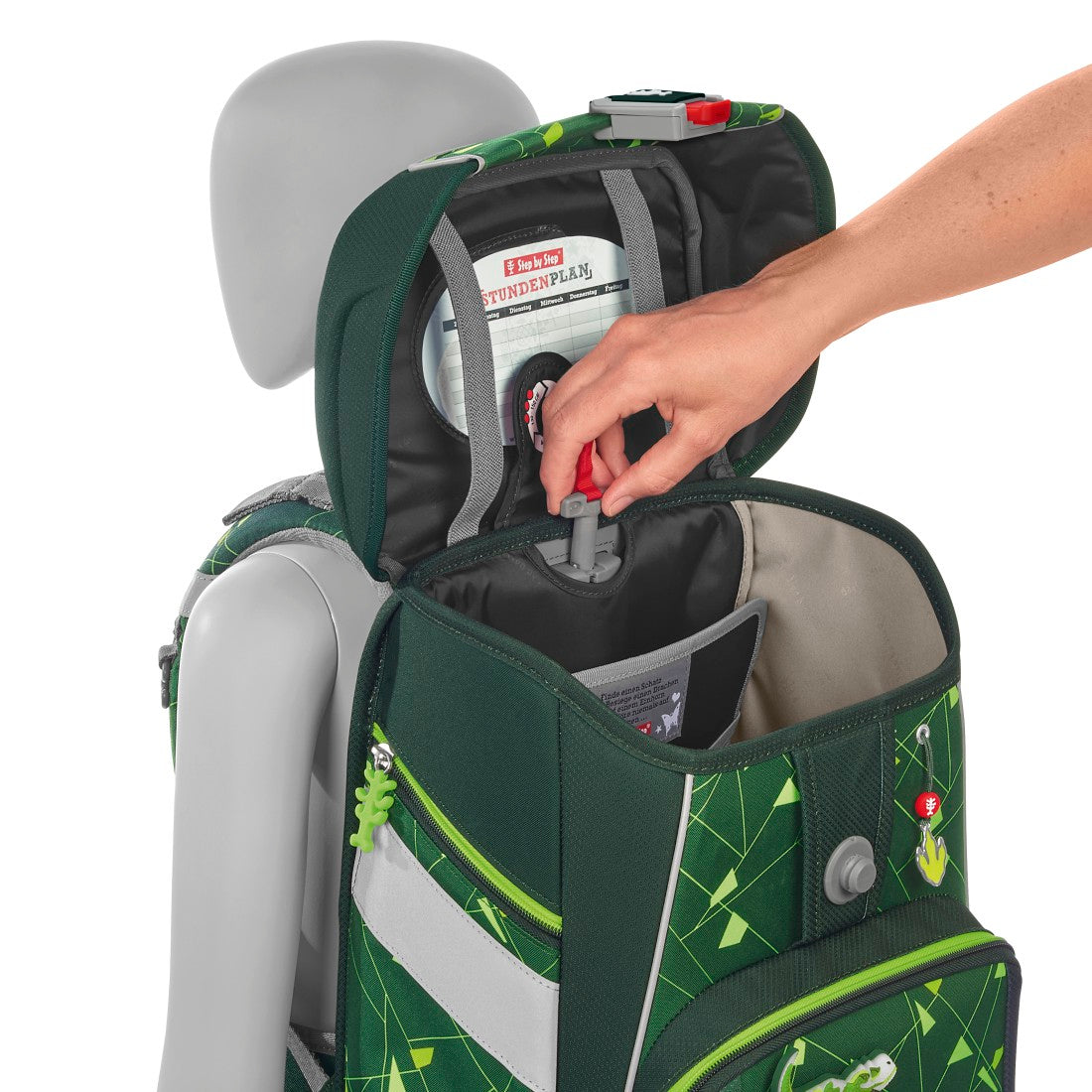 Step by Step SPACE SHINE Schulranzen-Set Dino Night Tyro"