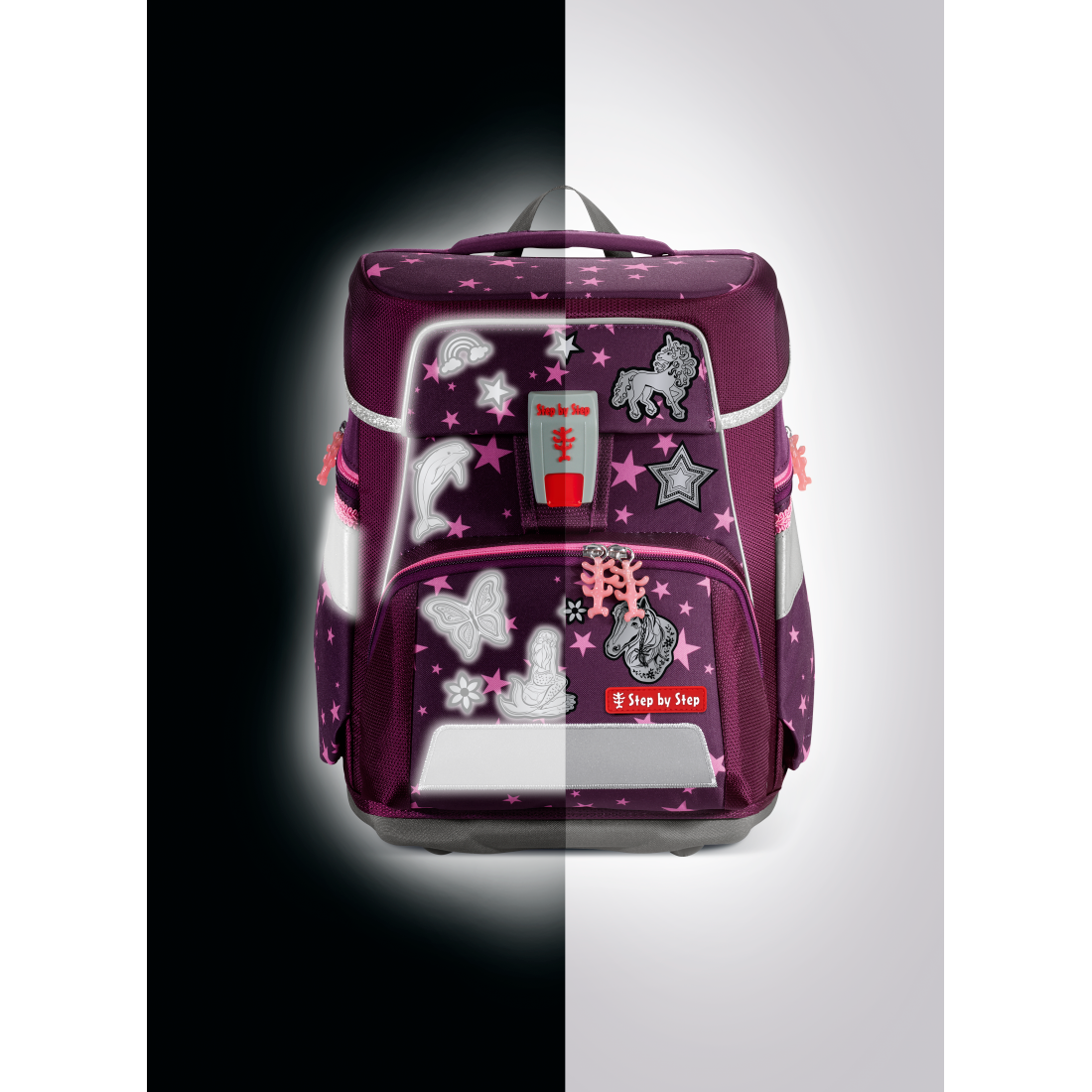 Step by Step Reflektierendes Sticker-Set Silber""