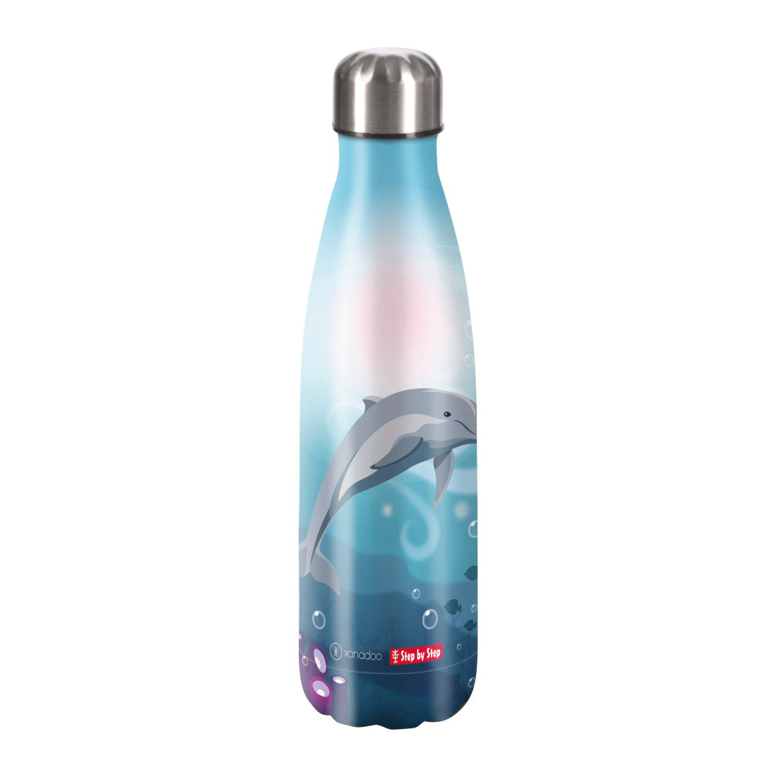 Xanadoo Isolierte Edelstahl-Trinkflasche Dolphin Pippa""