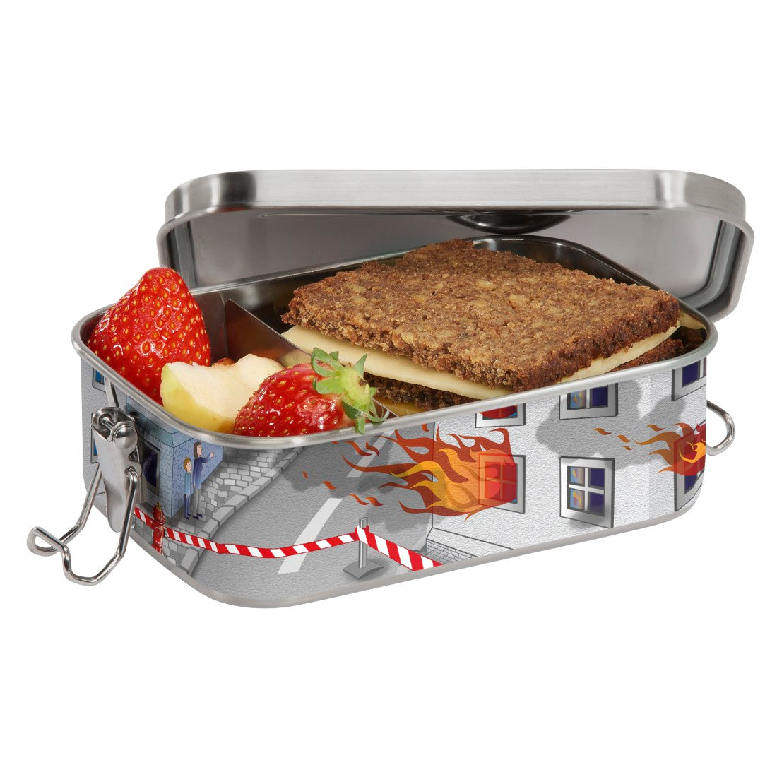 Xanadoo Edelstahl-Lunchbox Fire Engine Brandon""