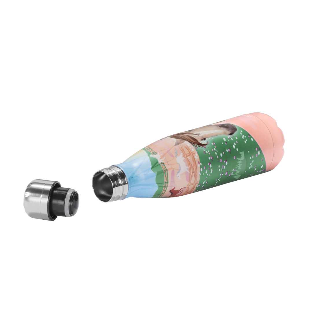 Xanadoo Isolierte Edelstahl-Trinkflasche Horse Lima""