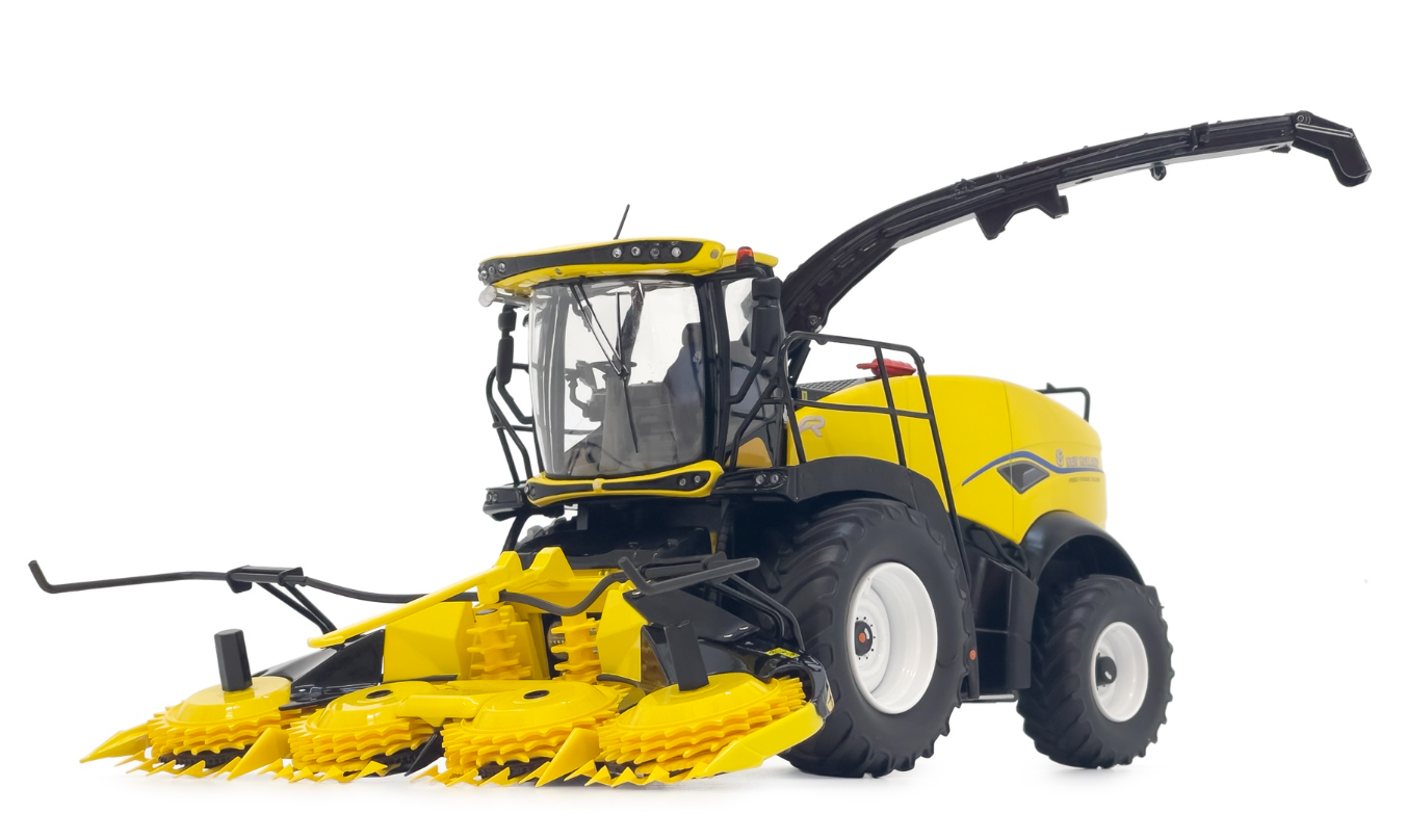 New Holland FR650 mit neuen Aufklebern und Maishäcksler Limited Edition