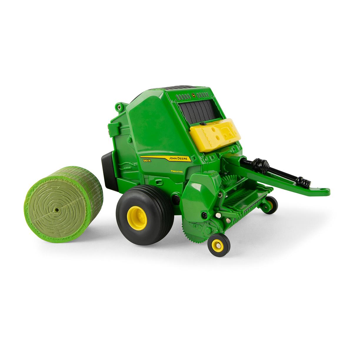 John Deere 561R Rundballenpresse mit Wickelgerät