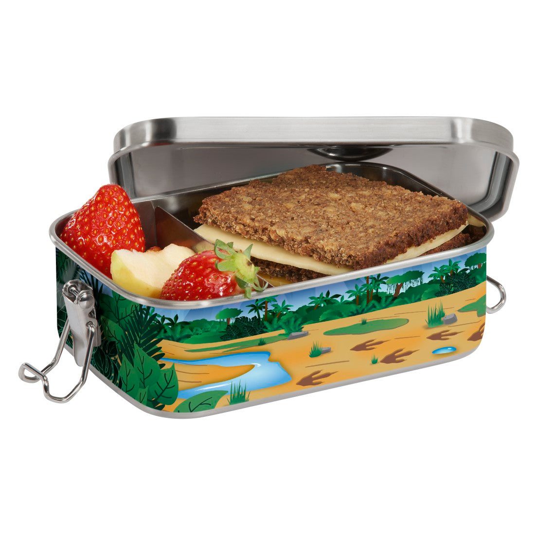 Xanadoo Edelstahl-Lunchbox Dino Torex""