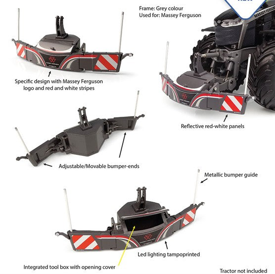 Tractorbumper Safetyweight 800 kg Version Massey Ferguson