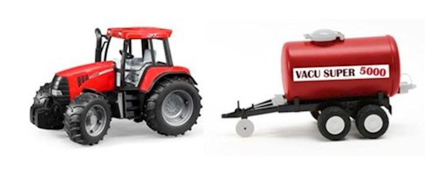 BRUDER Case IH CVX 170 mit Fassanhänger