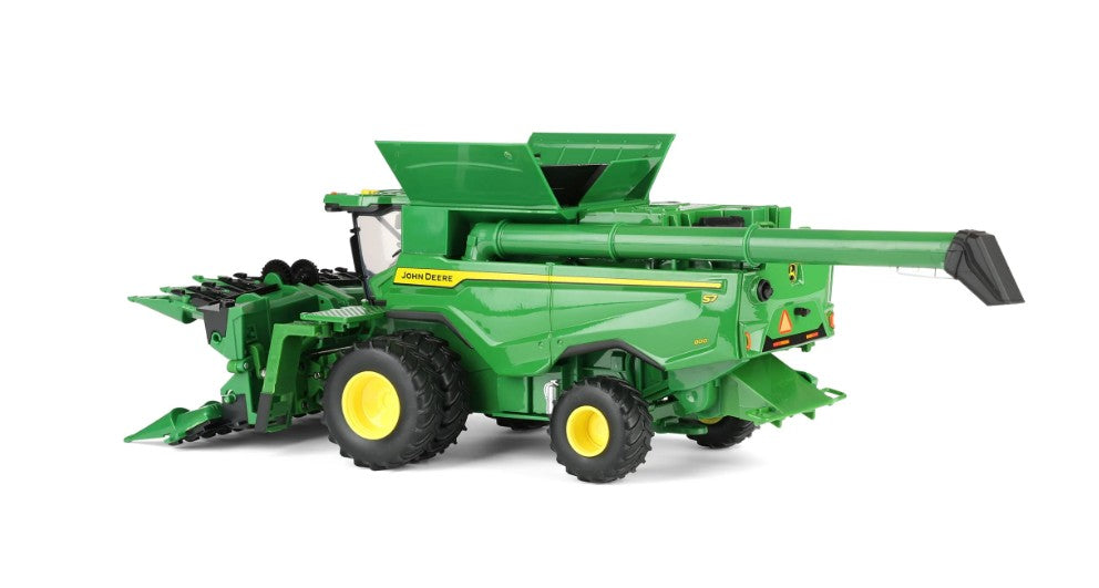 John Deere S7 800 Mähdrescher mit Zwillingsbereifung