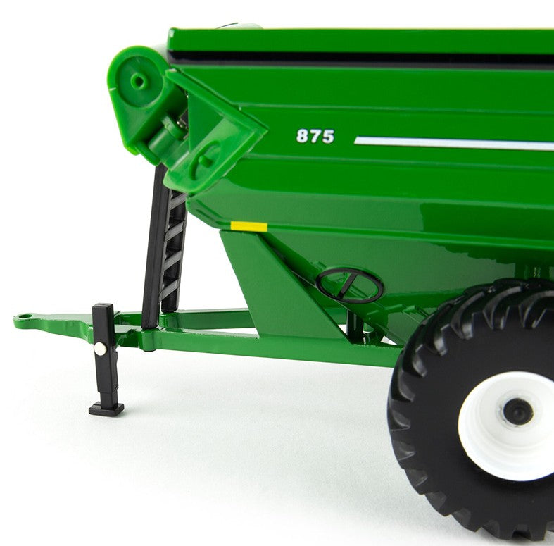 John Deere 8R 340 Traktor mit JM 875 Ueberladewagen
