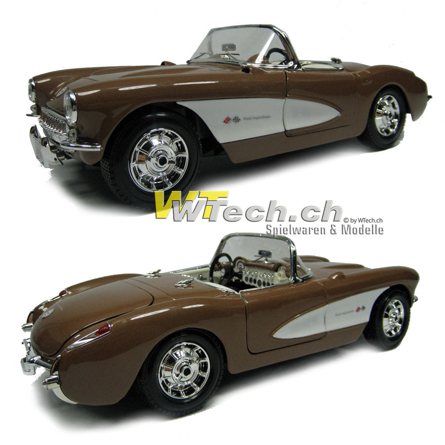 Chevrolet Corvette 1957 metallic bronze