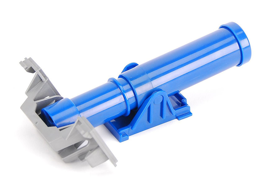 Stützzylinder für Halfpipemulde blau