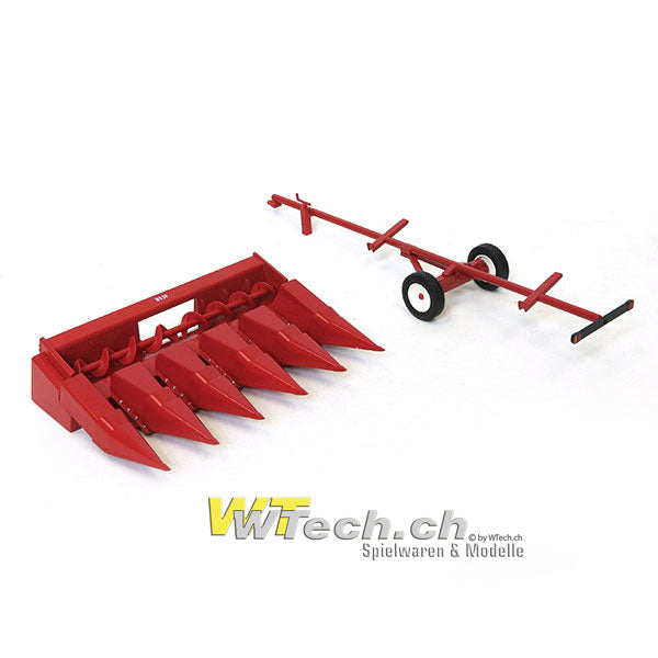 Mais Vorsatz und Trailer für IH Axial Flow