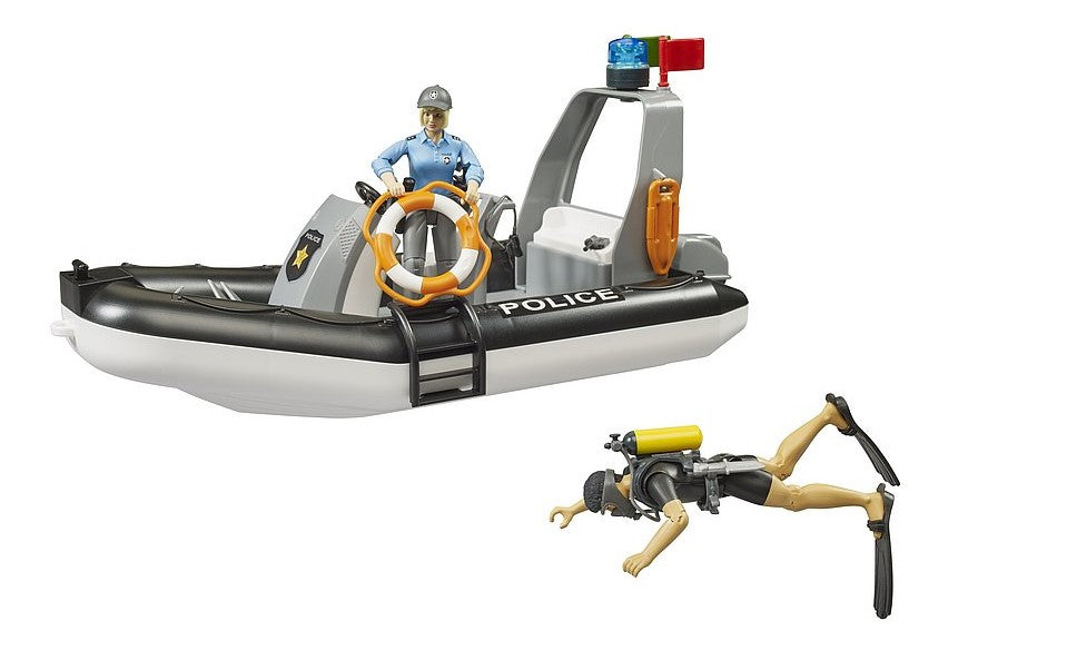 RAM 2500 Polizei mit Schlauchboot L+S Modul