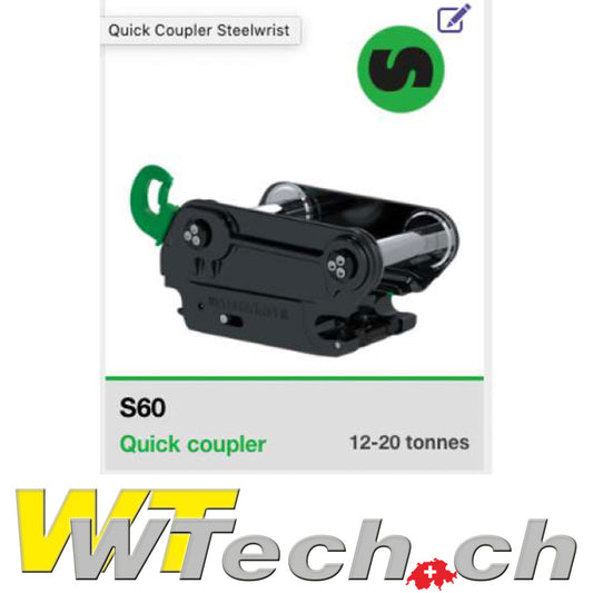 Steelwrist Quick Coupler S60